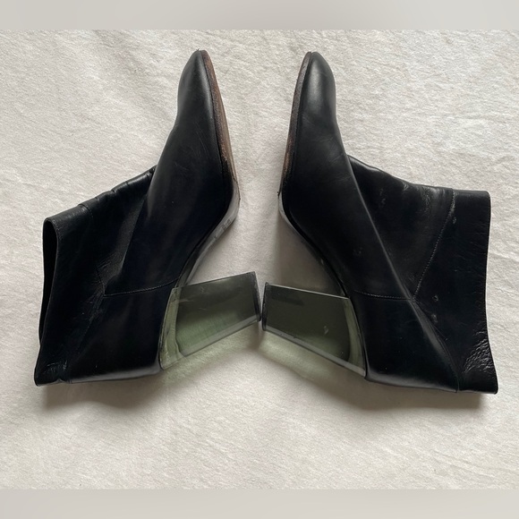 Marc By Marc Jacobs Lucite Plexi Heel Booties - Picture 11 of 16